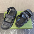GG CLASSIC CANVAS SANDALS BLACK