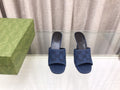 GG HIGH-HEELED SANDALS WITH DOUBLE G EMBELLISHMENTS