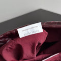 SMALL DUSTBAG 21 IN BURGUNDY LAMBSKIN