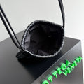 SMALL DUSTBAG 21 IN BLACK LAMBSKIN
