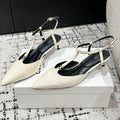 KITTEN T-BAR STRAP PUMP 5 CM IN WHITE PATENT CALFSKIN