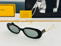 FF DIAMONDS OVAL FRAME SUNGLASSES E3018 IN ACETATE