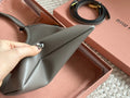IVY SMALL TOTE BAG 22 IN GRAY CALFSKIN