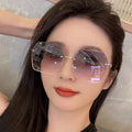 SQUARE FRAME SUNGLASSES 5661 IN METAL