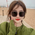 SQUARE FRAME SUNGLASSES G2242 IN ACETATE AND METAL
