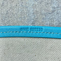 SMALL BELHARRA 24 IN BABY BLUE GOYARDINE CANVAS AND LAMBSKIN
