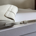 TEEN POLLY 29 IN WHITE CALFSKIN SILVER HARDWARE