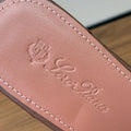 FLAT SLIPPERS IN BROWN LAMBSKIN OSTRICH SKIN