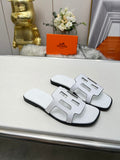 FLATFORM SANDAL WHITE CALFSKIN