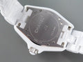 J12 Date Quartz White Ceramic Black Numerals White Dial