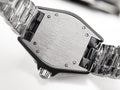 J12 Date Automatic Black Ceramic Diamond Numerals Black Dial White Steel Hands