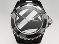 J12 38mm Automatic Limited Untitled H5582 Black Ceramic Black Steel Dial