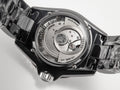 J12 Date Automatic Black Ceramic Diamond Numerals Black Dial Black Steel Hands