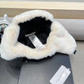 TRAPPER HAT IN COLORFUL VELVET AND RABBIT FUR 416387