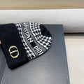 KNITTED BEANIE HAT IN BLACK CASHMERE WOOL 422481