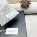 KNITTED BEANIE HAT IN RHINO GRAY WOOL AND FOX FUR 435033