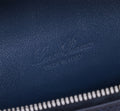 EXTRA POCKET L19 IN SPACE BLUE OSTRICH LEATHER