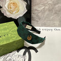 KAITOKE GREEN MONOGRAM CANVAS HAIRBAND 369304