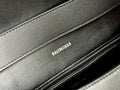 DOWNTOWN M CROSSBODY BAG 32 IN BLACK SOFT LAMBSKIN