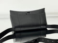 DOWNTOWN S CROSSBODY BAG 30 IN BLACK SOFT LAMBSKIN
