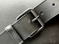 DOWNTOWN S CROSSBODY BAG 30 IN BLACK SOFT LAMBSKIN
