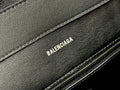 DOWNTOWN S CROSSBODY BAG 30 IN BLACK SOFT LAMBSKIN