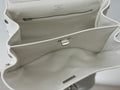 RODEO SMALL BAG 29 IN WHITE SMOOTH CALFSKIN SILVER HARDWARE