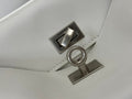 RODEO SMALL BAG 29 IN WHITE SMOOTH CALFSKIN SILVER HARDWARE