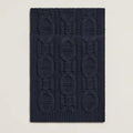 FAUBOURG MUFFLER 170 CM IN PEGEON BLUE CASHMERE