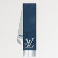 SMASH SCARF 210 CM IN ELECTRIC BLUE WOOL 390964