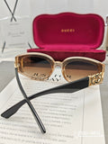 GEOMETRIC FRAME SUNGLASSES 58034 IN ACETATE