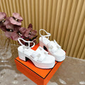JAM 30 SANDAL IN WHITE CALFSKIN