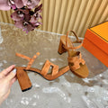JAZZ 90 SANDAL IN BRONZE BROWN SUEDE