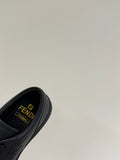 FF TRAINER SNEAKER IN BLACK CALFSKIN