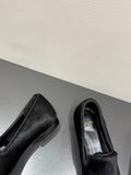 FURRY LOAFERS IN BLACK CALF HAIR