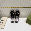 GG BALLET SUPER SLIM SILVER LAMBSKIN