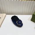 GG BALLET SUPER SLIM NAVY LAMBSKIN