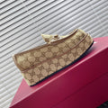 HORSEBIT PLATFORM LOAFER IN TAN BEIGE MONOGRAM JACQUARD FABRIC