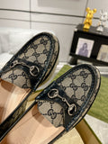 GG HORSEBIT PLATFORM LOAFER BLACK CALFSKIN