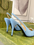 HORSEBIT SLINGBACK 105 IN SKY CANVAS