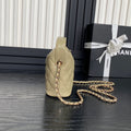 HOBO BAG 21 IN INDIAN KHAKI GRAINED CALFSKIN GOLD HARDWARE