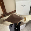 SMALL HELOÏSE BAG CUIR 22 IN WHITE CALFSKIN EMBOSSED LOGO