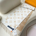 ESSENTIAL SCARF 186 CM IN CAMEL BEIGE WOOL 399775