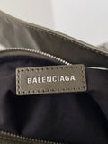 SUPERBUSY LARGE SLING BAG 42 IN KHAKI GREEN LAMBSKIN