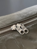 SUPERBUSY SLING BAG 35 IN KHAKI GREEN LAMBSKIN