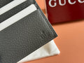 INTERIOR GG BI-FOLD WALLET 11 IN GREY CALFSKIN