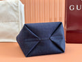 SMALL TOTISSIMA REVERSIBLE TOTE 22 IN DARK BLUE DENIM ONE SIDE BEIGE AND BLUE CALFSKIN ON THE OTHER