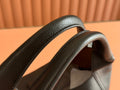 SOFTBIT MAXI SHOULDER BAG 46 IN BLACK GRAINY LAMBSKIN