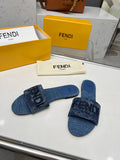 FF 5 NAVY BLUE CANVAS SLIDE