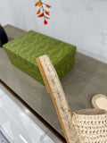 GG INTERLOCKING G ESPADRILLE CREAM FABRIC